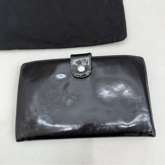 CHANEL Patent Leather Long wallet Black Gorgeous - Picture 2 of 12